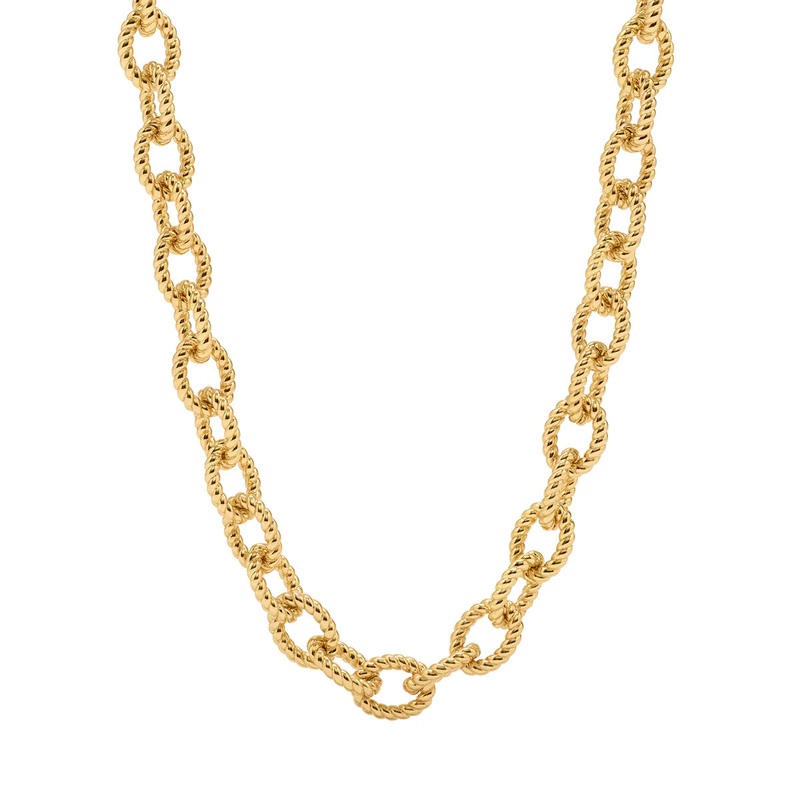 Capucine De Wolf Victoria Small Chain Necklace, 18 – Gold