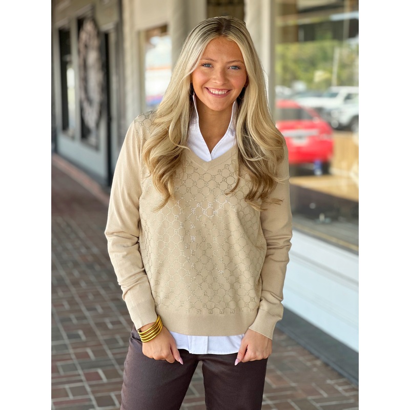 Elliott Lauren Golden Detailed Sweater