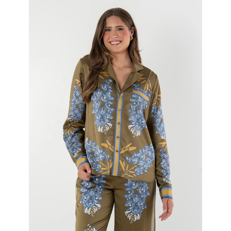 Emily Mccarthy Austin Top in Bluebonnet