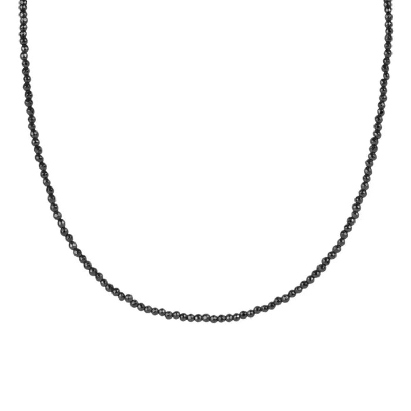 enewton 17 Choker Faceted Hematite 2mm Bead