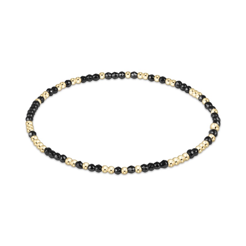 Enewton Hope Unwritten Faceted Hematite 2MM Bead Bracelet