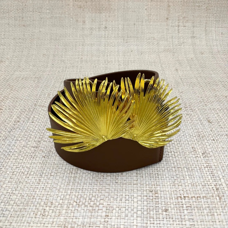 Garland Bags Belt Buckle –  Palm Frond