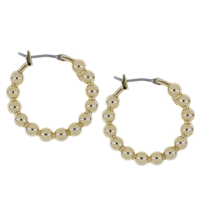 John Medeiros Beaded Collection Small Hoop Earrings