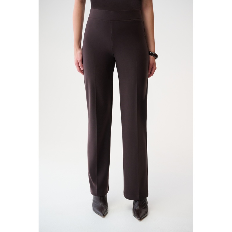 Joseph Ribkoff Mid-rise Formal Trousers in Mocha