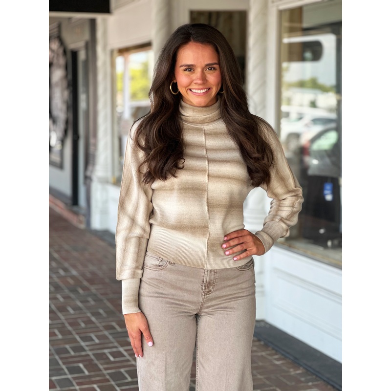 Kerisma Pilar Turtleneck in Beige Ombre