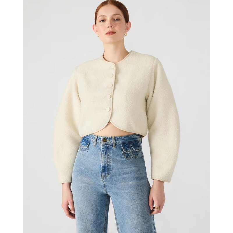 Steve Madden Emili Jacket in Cream