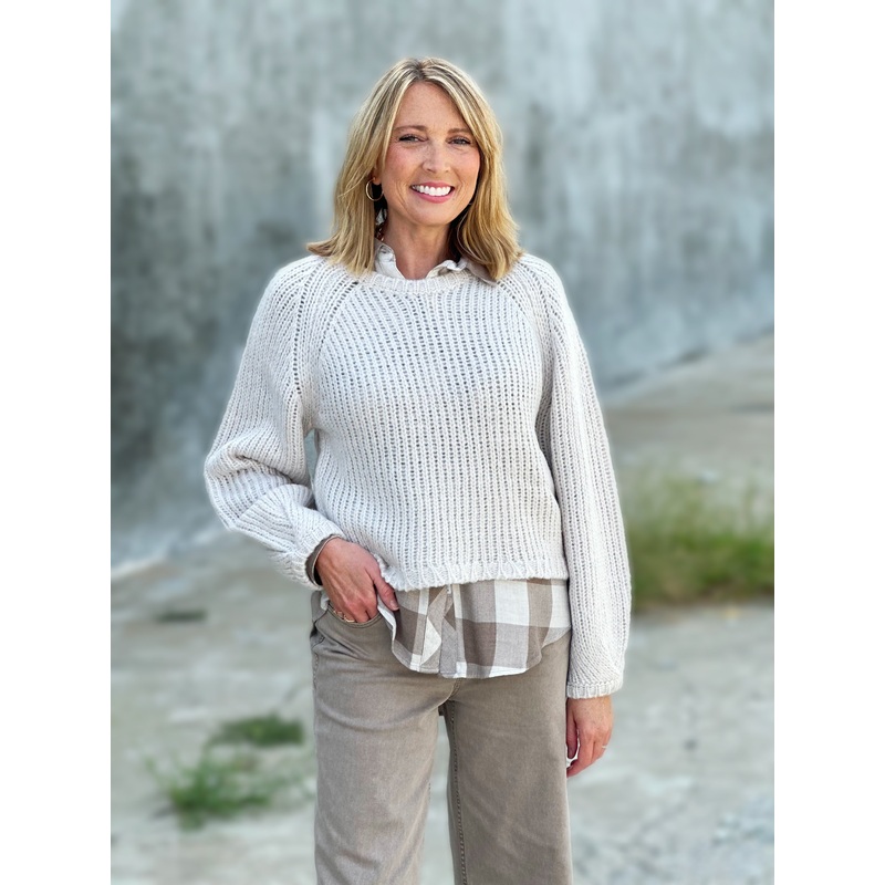 Z Supply Sheena Sweater in Turtle Dove