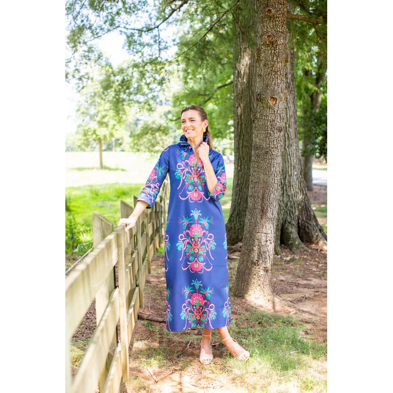 Aramenta Blue Bouvier Long Dress