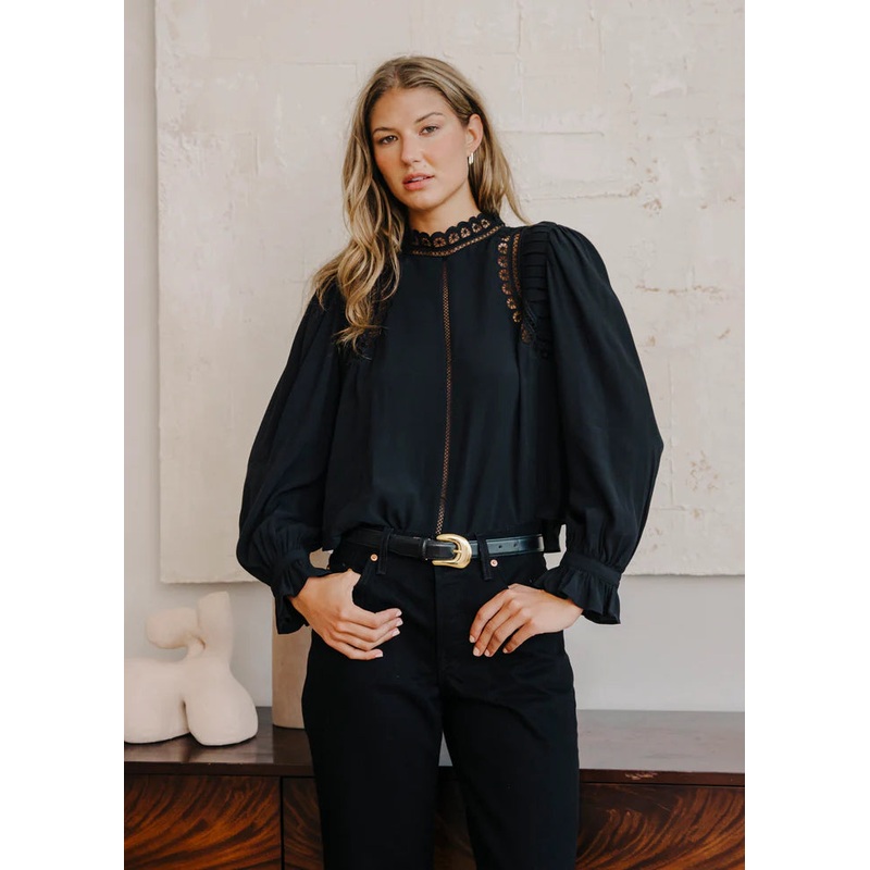 Love The Label Fiona Top in Black