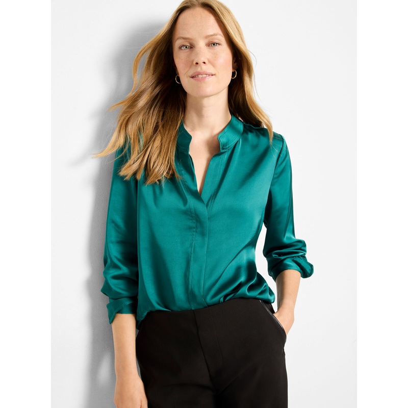 Nic + Zoe Day Gloss Shirt in Pine