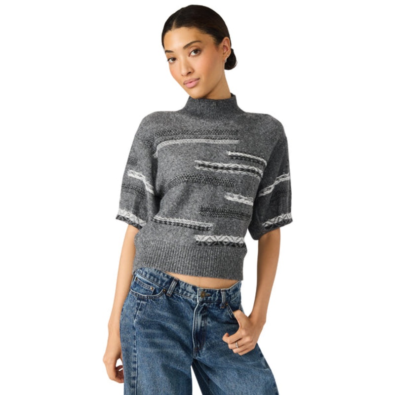 Steve Madden Ketra Sweater in Black Multi