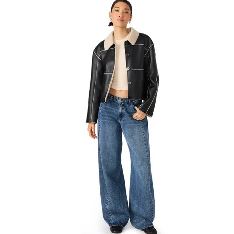Steve Madden Tilla Coat in Black