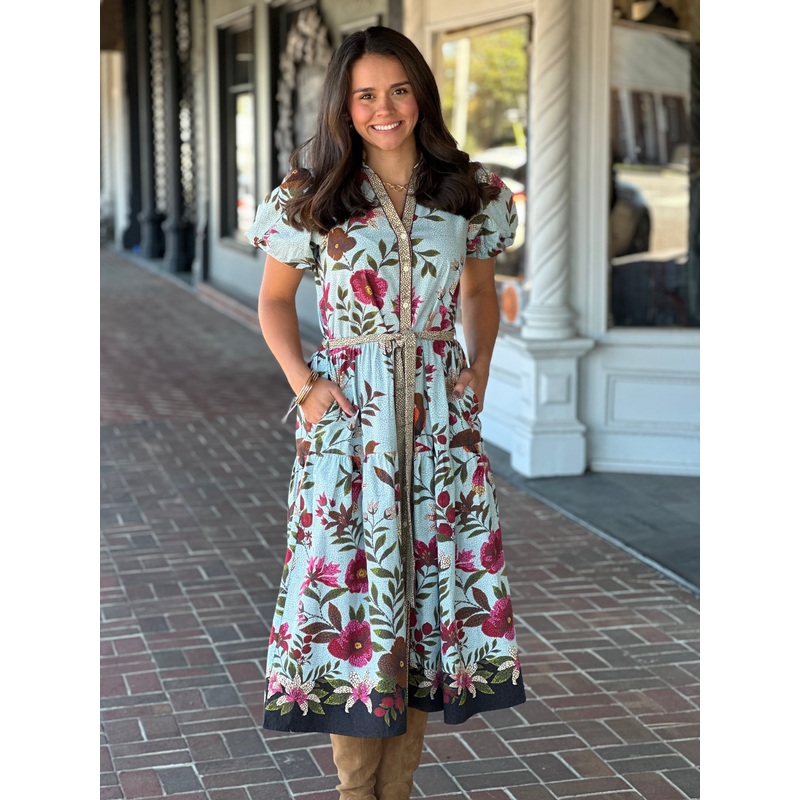 Della Dress in Opal Mosaic|S|M|L