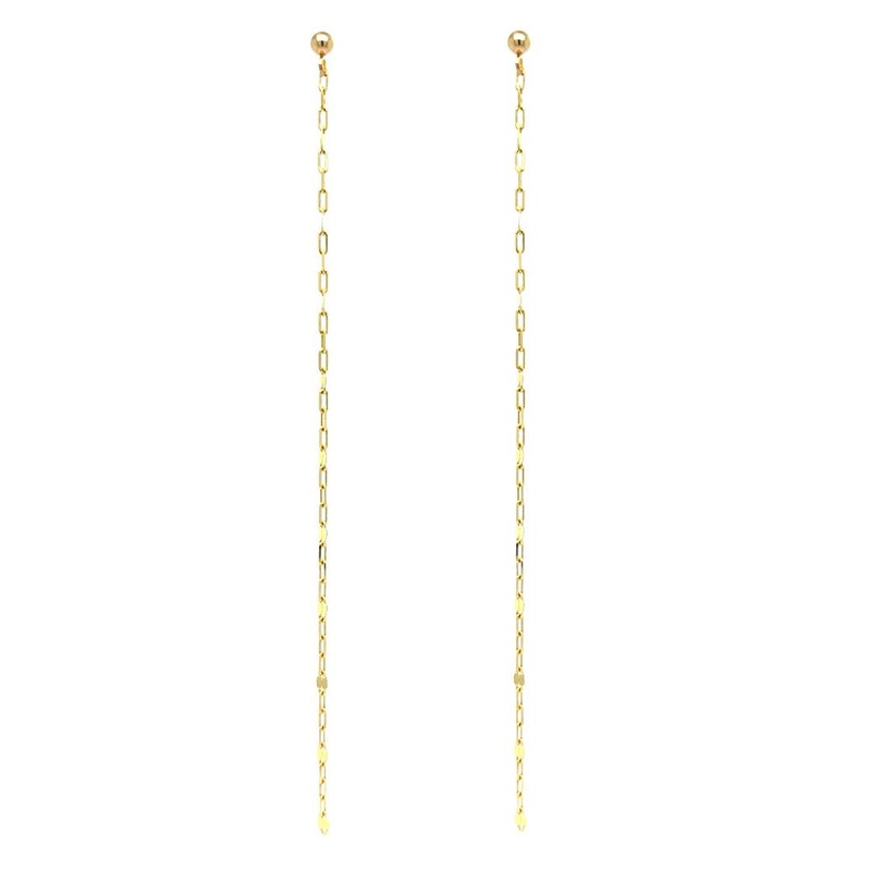 New York 14k|14k 3mm ball posts & 14k backs|Gold filled 3mm ball posts & Gold filled backs|Just the chain!