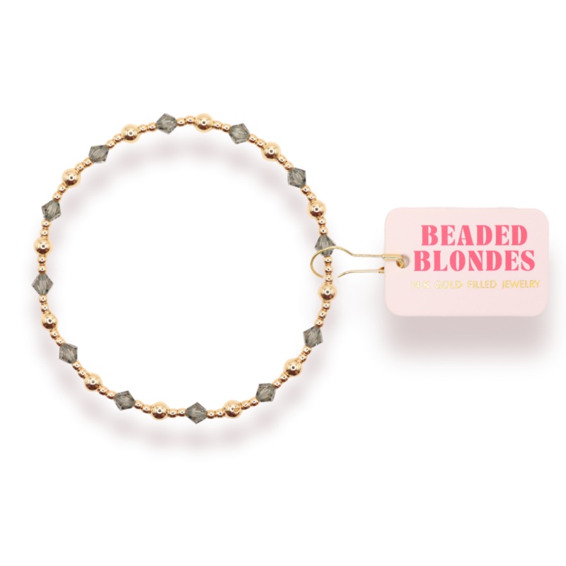 Ash Gray June Bracelet: Standard 6.75 inch