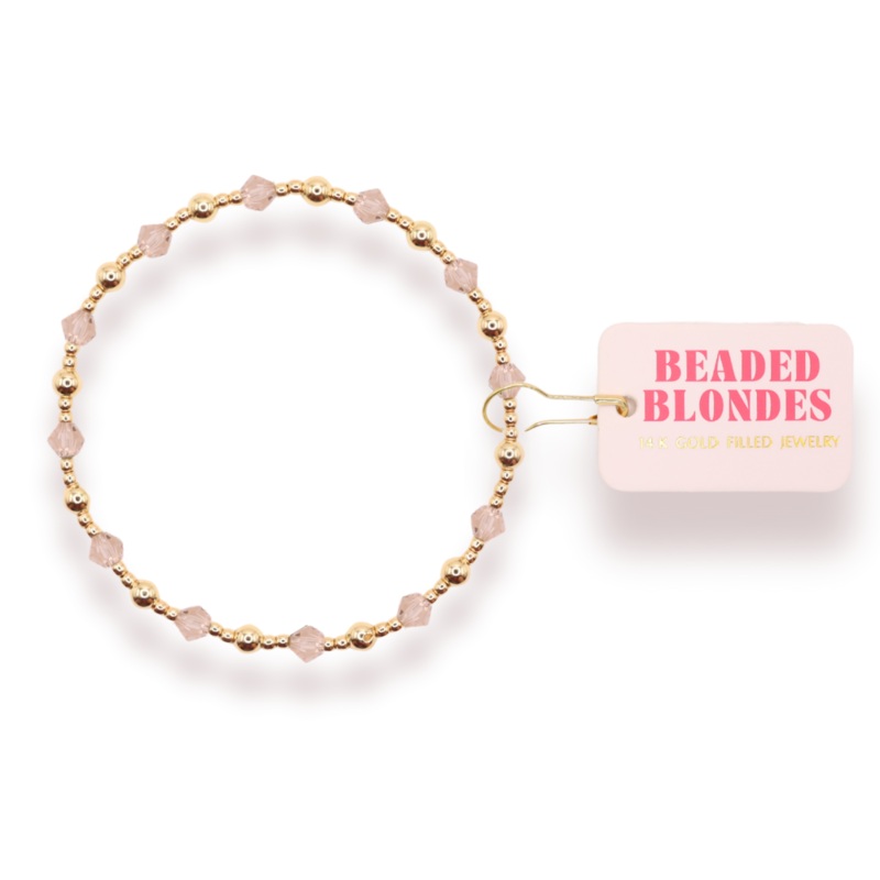 Champagne June Bracelet: Standard 6.75 inch