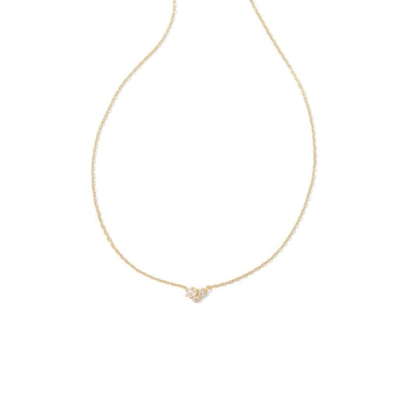 Henry Short Pendant Necklace in Gold